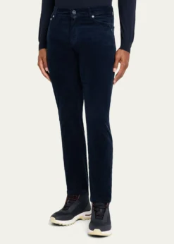 KitonMen's Corduroy Straight Fit Five-Pocket Pants