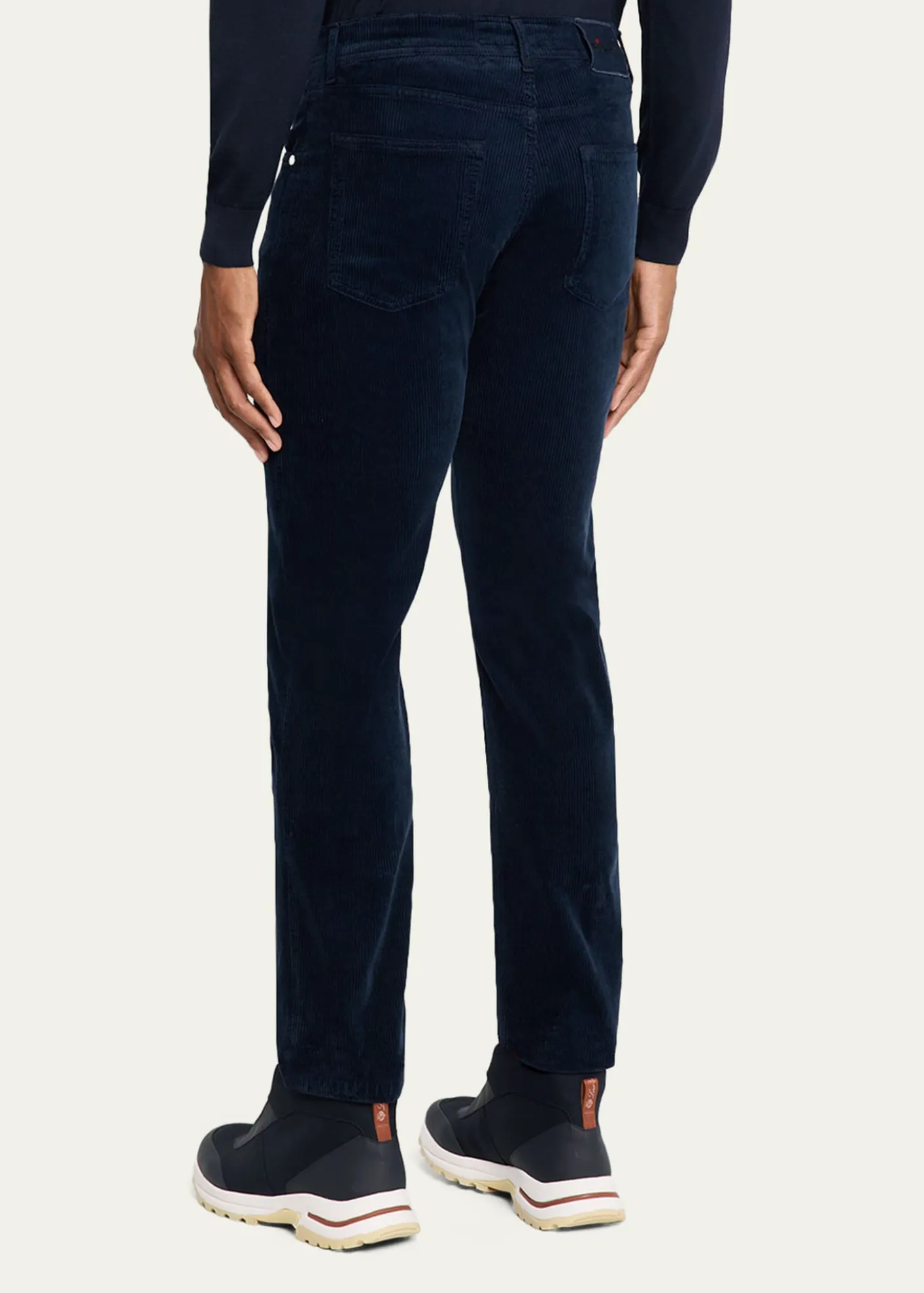 KitonMen's Corduroy Straight Fit Five-Pocket Pants