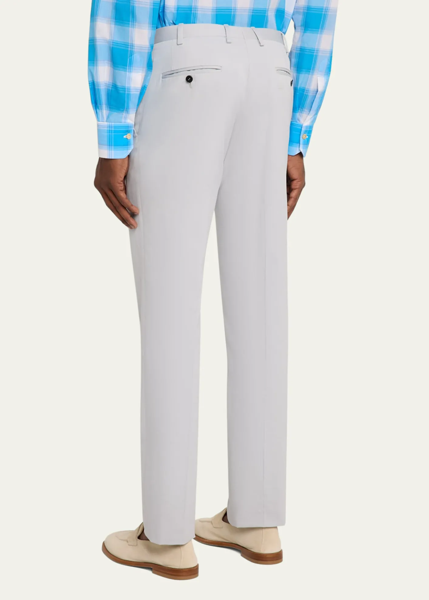 KitonMen's Cotton-Cashmere Twill Trousers