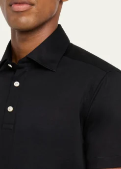 KitonMen's Cotton Classic-Fit Polo Shirt