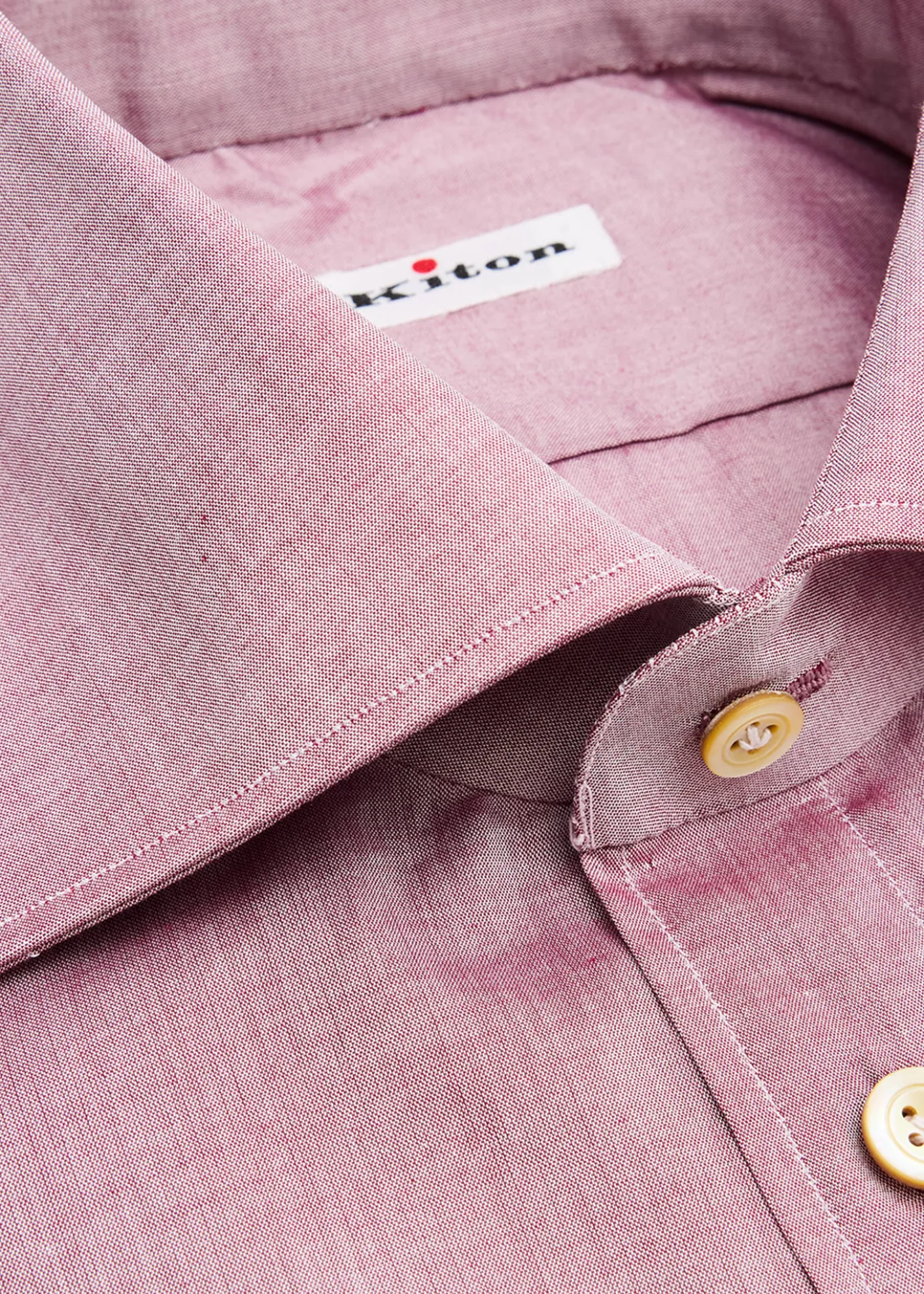 KitonMen's Cotton Point-Collar Dress Shirt