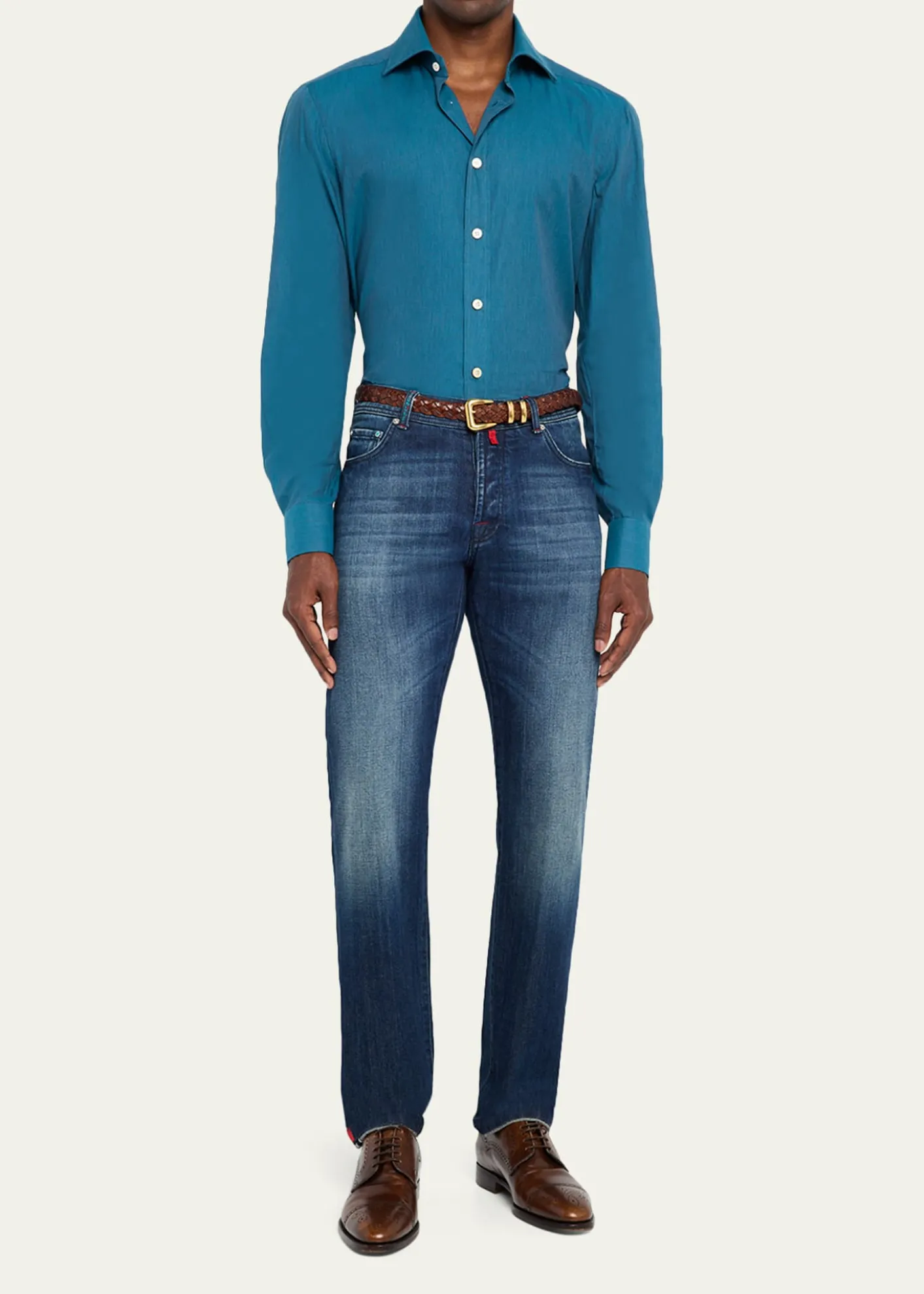KitonMen's Cotton Sport Shirt