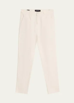 KitonMen's Cotton Stretch Slim Four-Pocket Pants