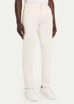 KitonMen's Cotton Stretch Slim Four-Pocket Pants