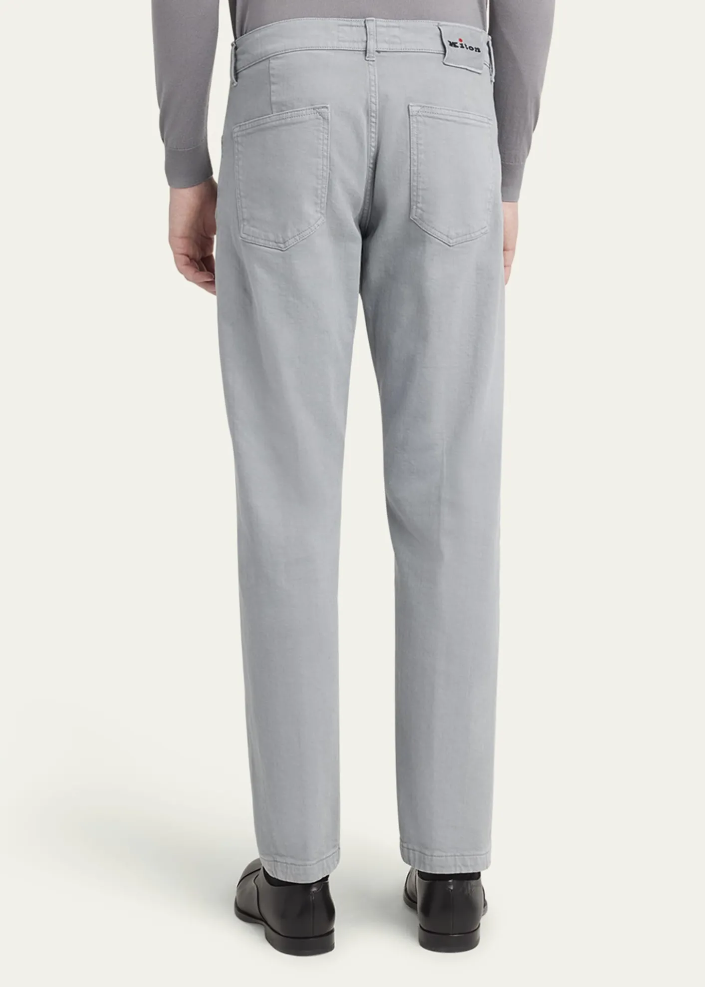 KitonMen's Cotton Stretch Slim Five-Pocket Pants
