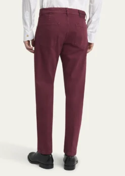 KitonMen's Cotton Stretch Slim Five-Pocket Pants