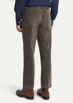 KitonMen's Cotton Stretch Straight Leg Five-Pocket Pants