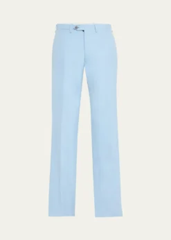KitonMen's Flat-Front Twill Pants