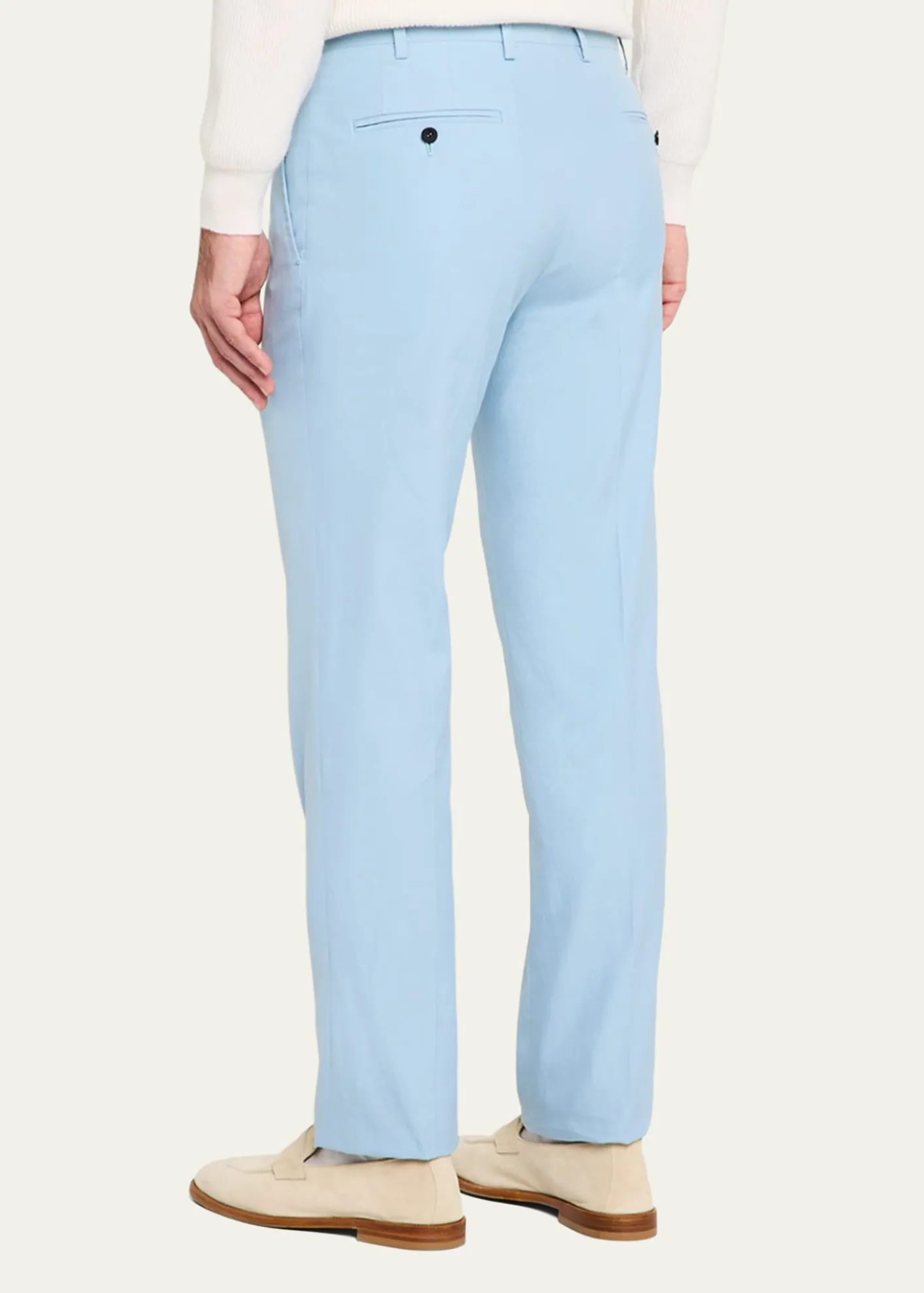KitonMen's Flat-Front Twill Pants