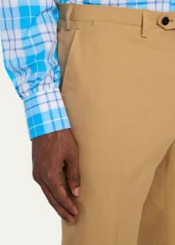KitonMen's Flat-Front Twill Pants