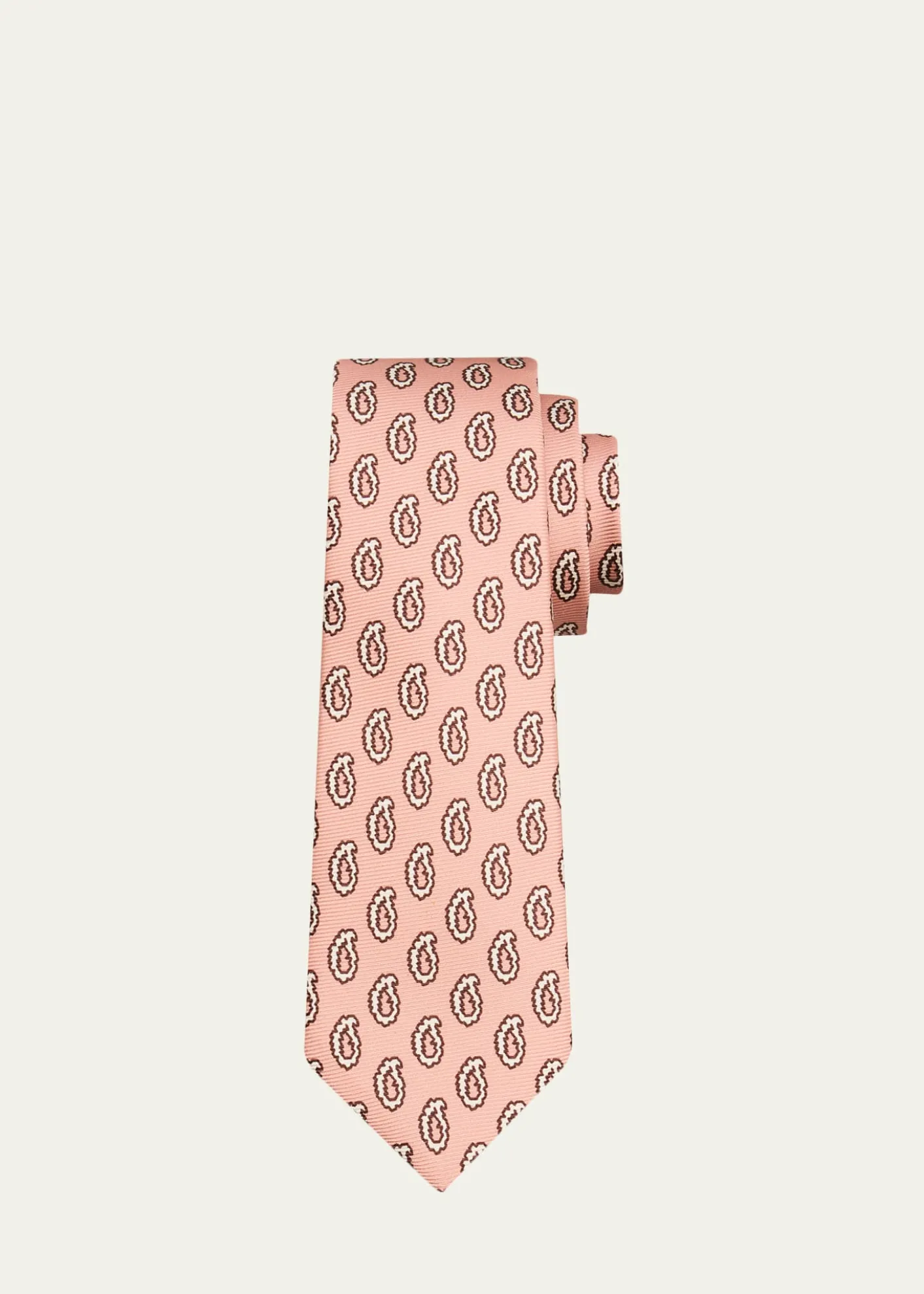 KitonMen's Graphic Paisley Silk 7-Fold Tie