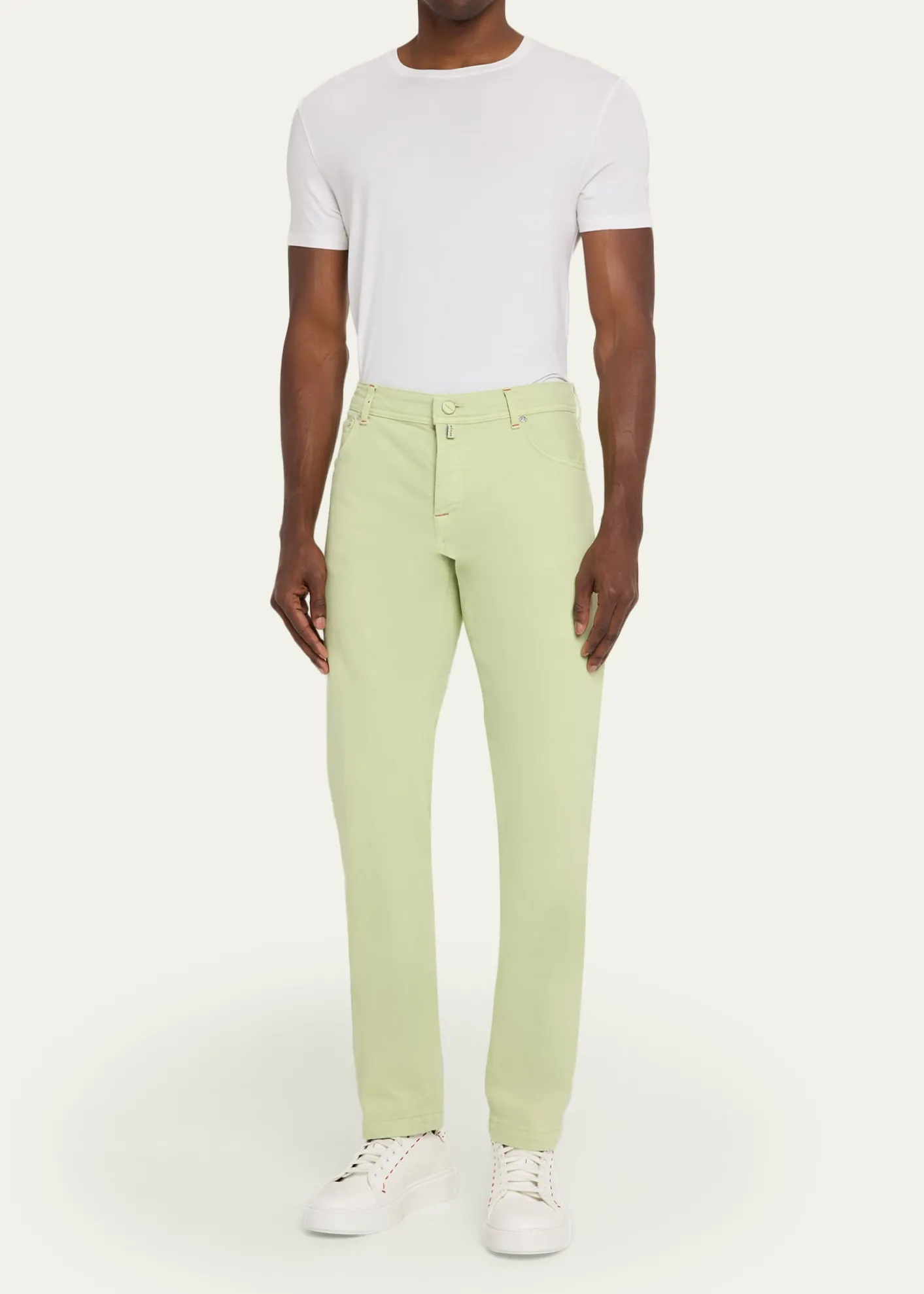 KitonMen's Kurabo Slim Fit Cotton Stretch Five-Pocket Pants