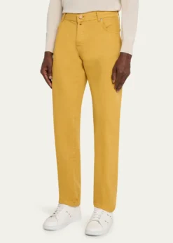 KitonMen's Kurabo Slim Fit Cotton Stretch Five-Pocket Pants