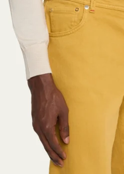 KitonMen's Kurabo Slim Fit Cotton Stretch Five-Pocket Pants
