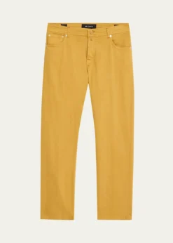 KitonMen's Kurabo Slim Fit Cotton Stretch Five-Pocket Pants