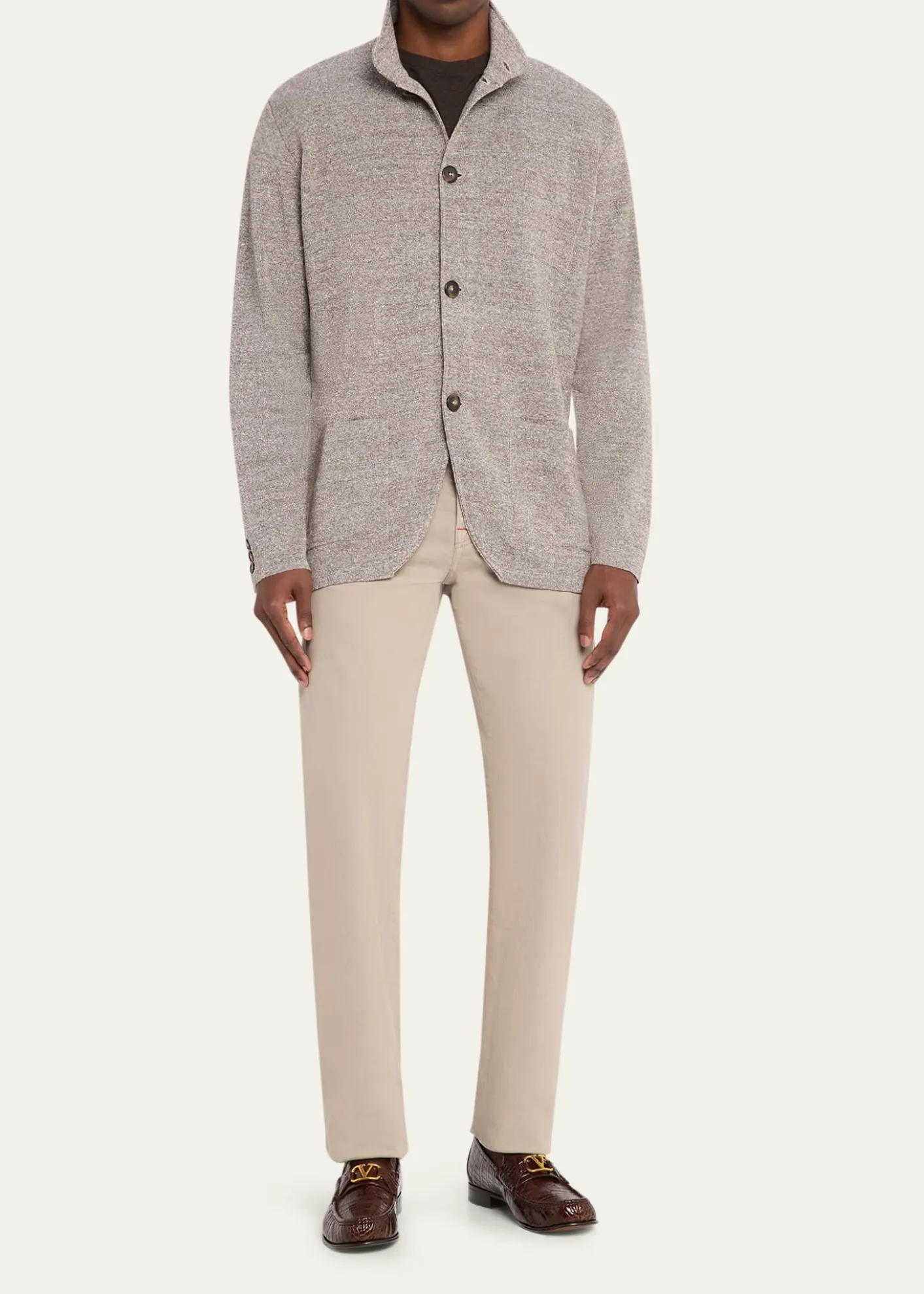 KitonMen's Linen Blend Jacket