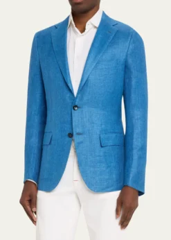 KitonMen's Linen, Cashmere and Silk Herringbone Sport Coat