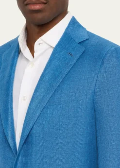 KitonMen's Linen, Cashmere and Silk Herringbone Sport Coat