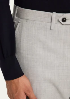 KitonMen's 15 Micron Flat-Front Trousers