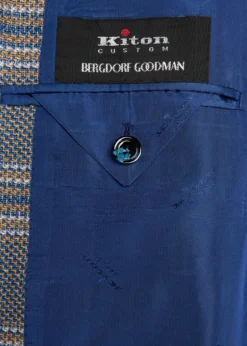 KitonMen's Plaid Cashmere and Linen Single-Breasted Sport Coat