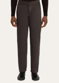 KitonMen's Plus One Straight Leg Five-Pocket Pants