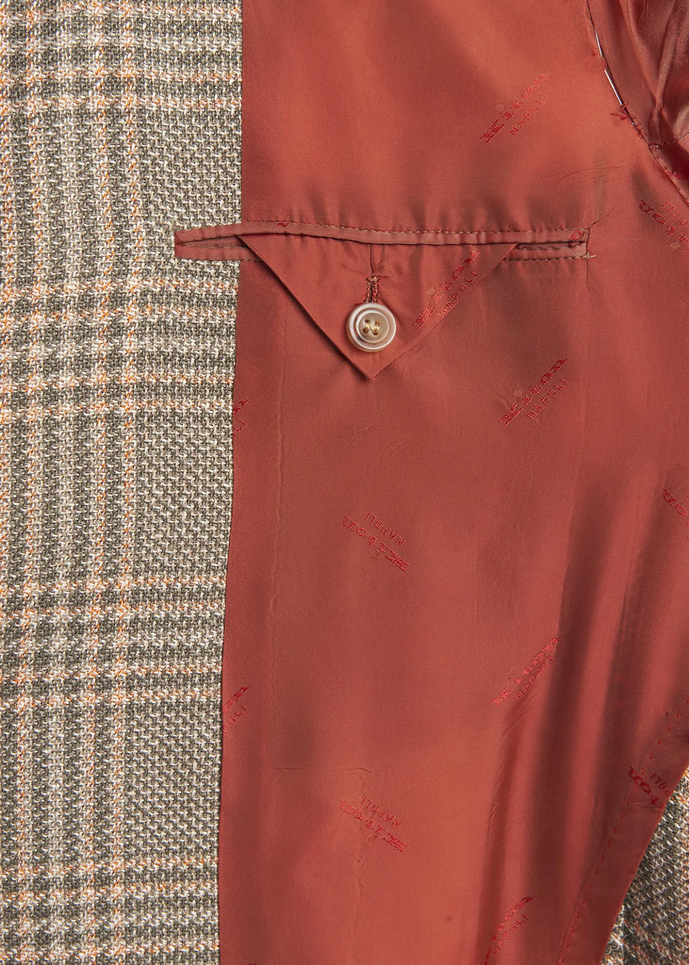 KitonMen's Prince of Wales Cashmere and Linen Sport Coat
