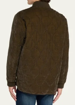 KitonMen's Quilted Bomber Jacket