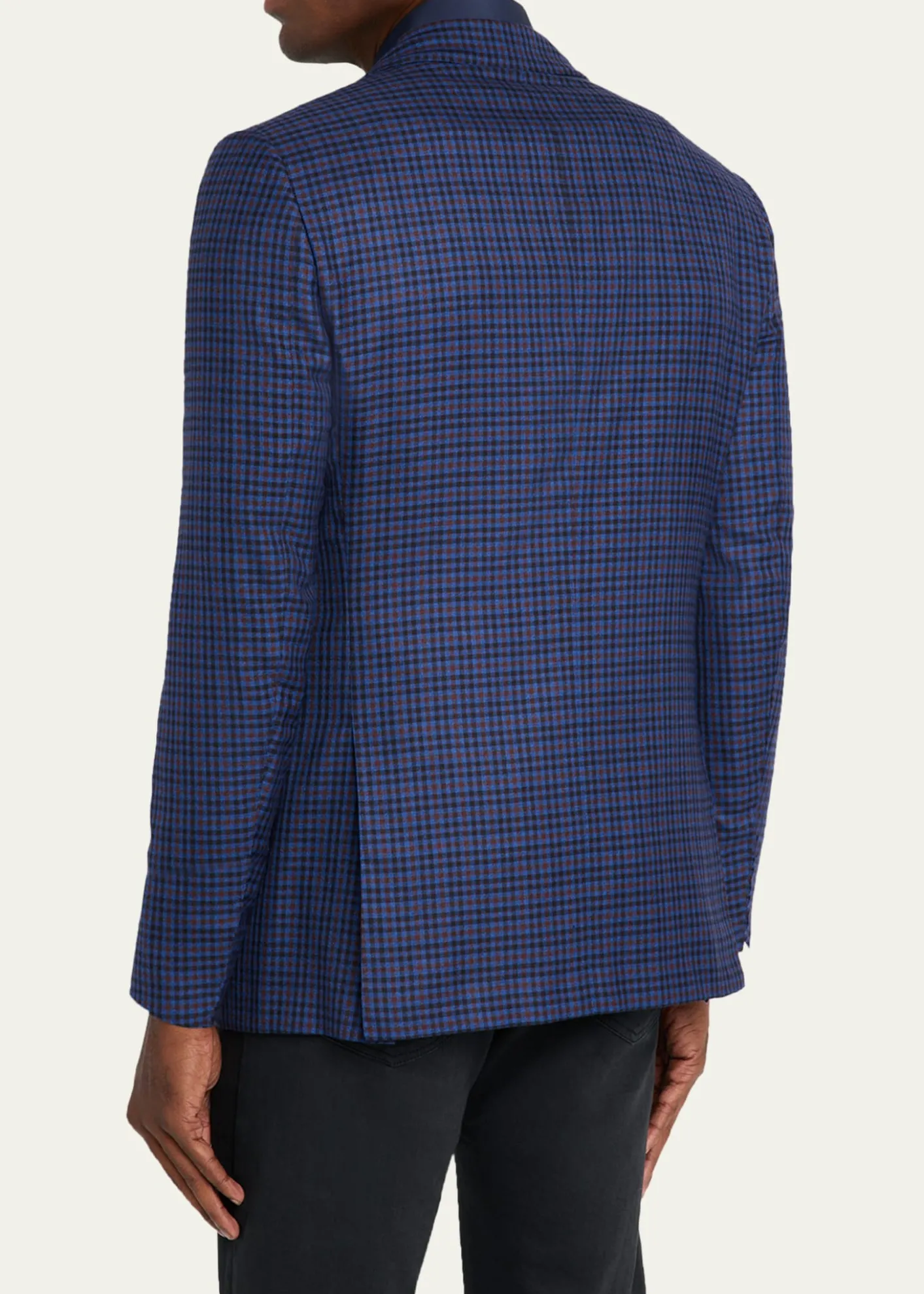 KitonMen's Soft Cashmere Multi-Check Sport Coat