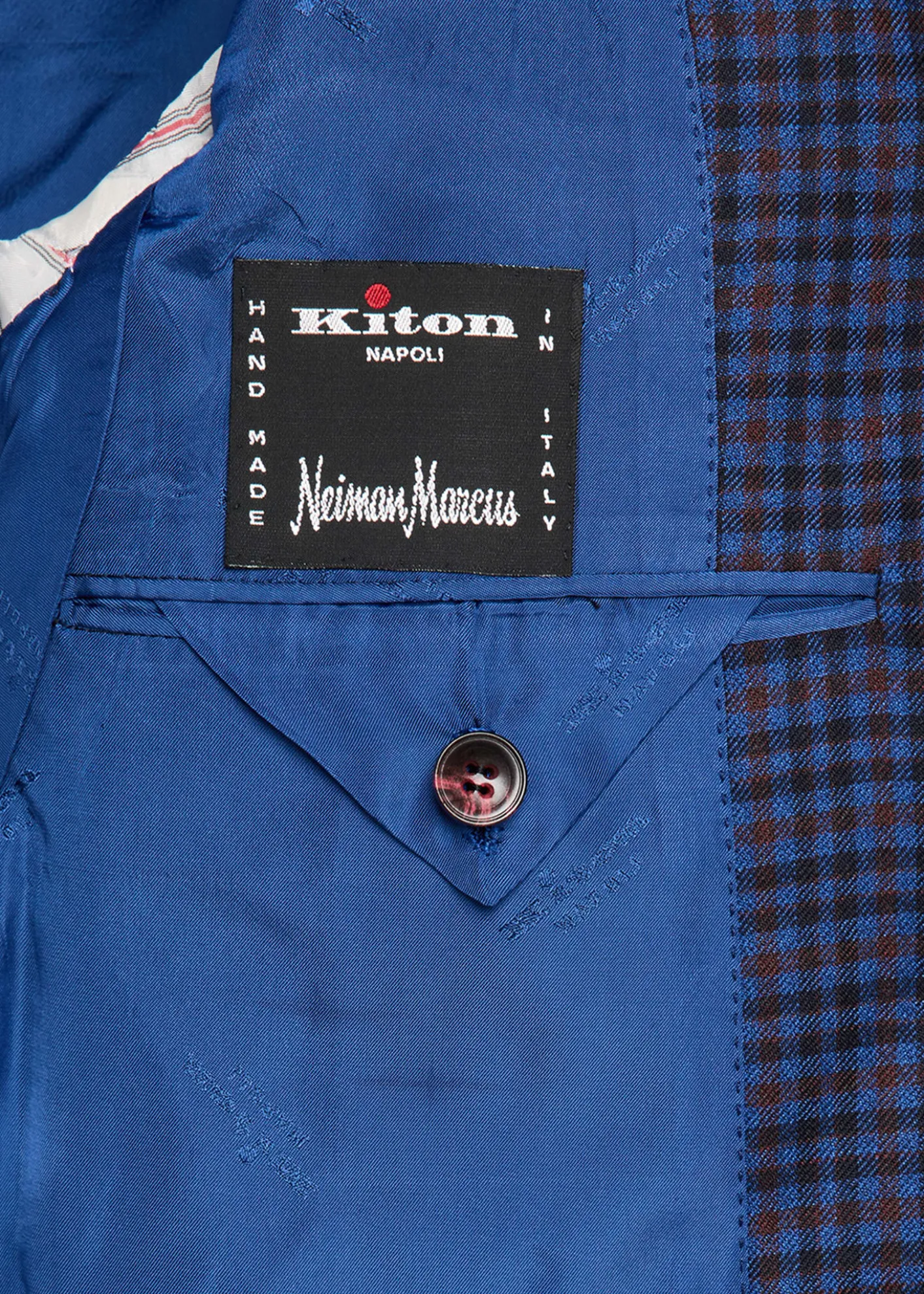 KitonMen's Soft Cashmere Multi-Check Sport Coat