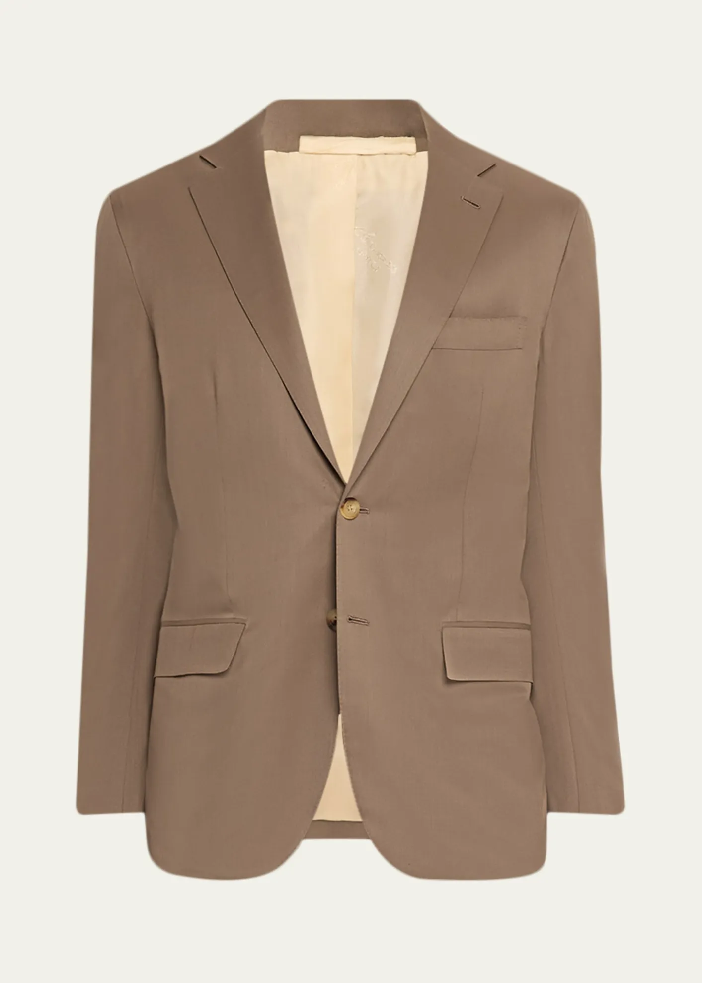 KitonMen's Solid Wool Single-Breasted Sport Coat