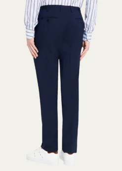 KitonMen's Solid Wool Twill Trousers