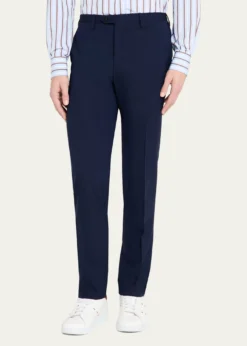 KitonMen's Solid Wool Twill Trousers