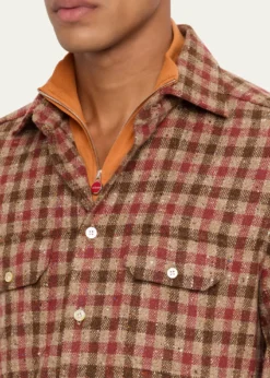 KitonMen's Speckled Cashmere Overshirt
