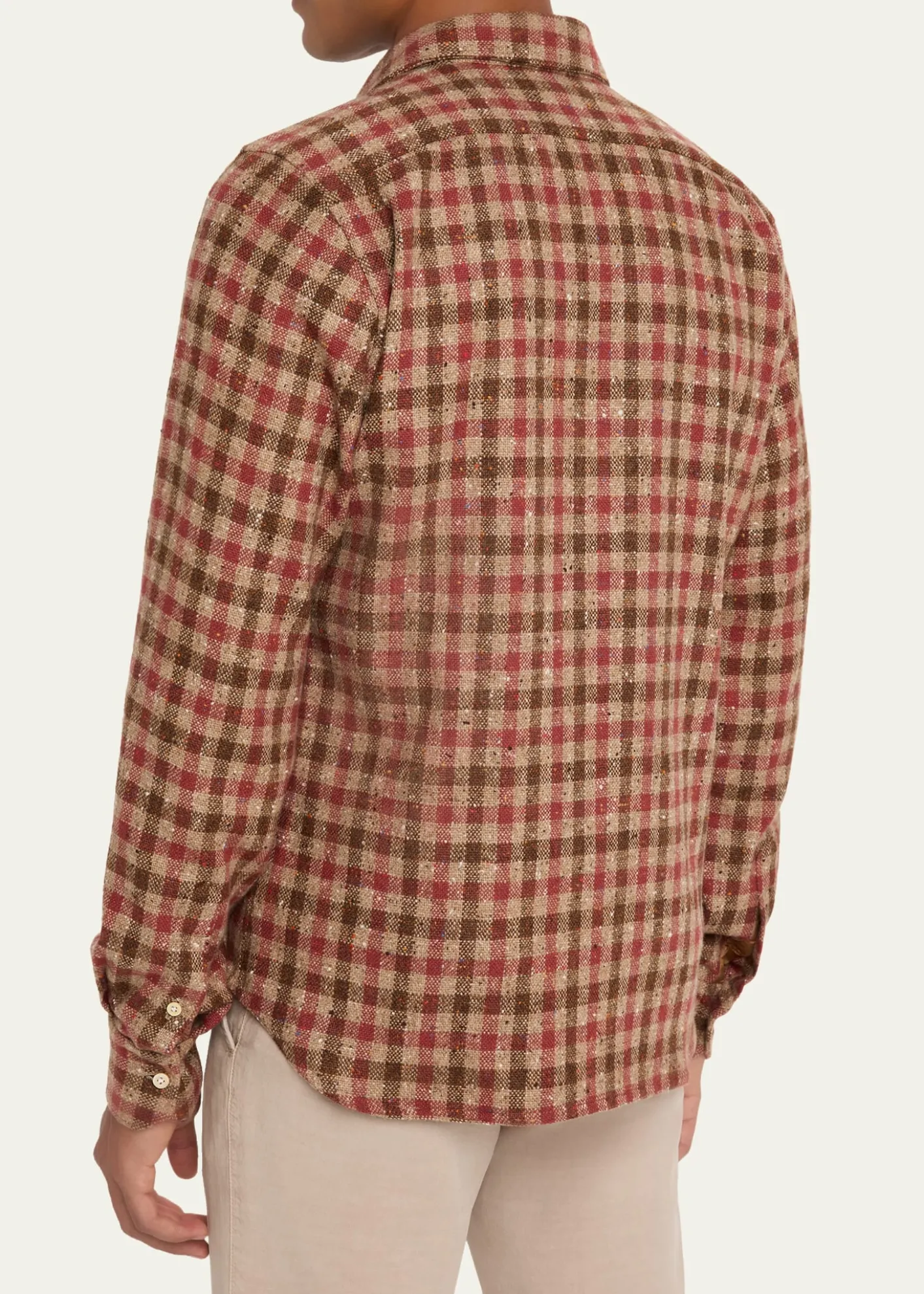 KitonMen's Speckled Cashmere Overshirt