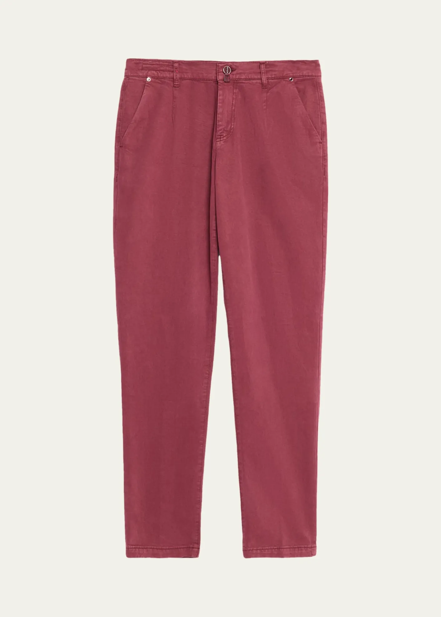 KitonMen's Straight Fit Flat-Front Pants