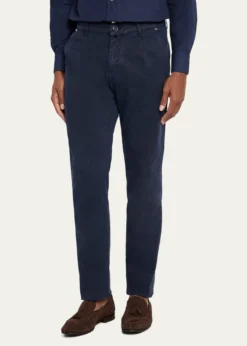 KitonMen's Straight Fit Flat-Front Pants