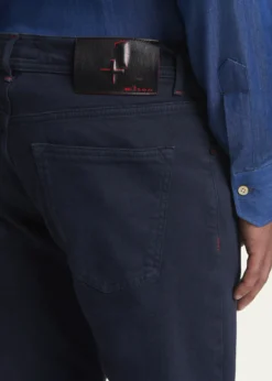 KitonMen's Straight Leg Cotton-Stretch Five-Pocket Pants