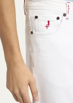 KitonMen's Straight Leg Cotton-Stretch Five-Pocket Pants