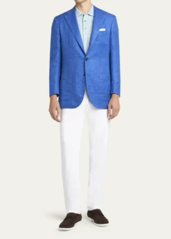 KitonMen's Straight Leg Cotton-Stretch Five-Pocket Pants