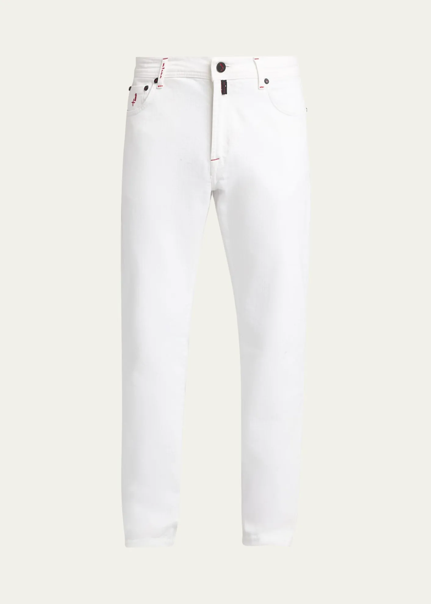 KitonMen's Straight Leg Cotton-Stretch Five-Pocket Pants