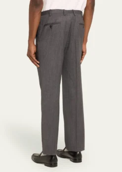 KitonMen's Textured Grey Suit Trousers