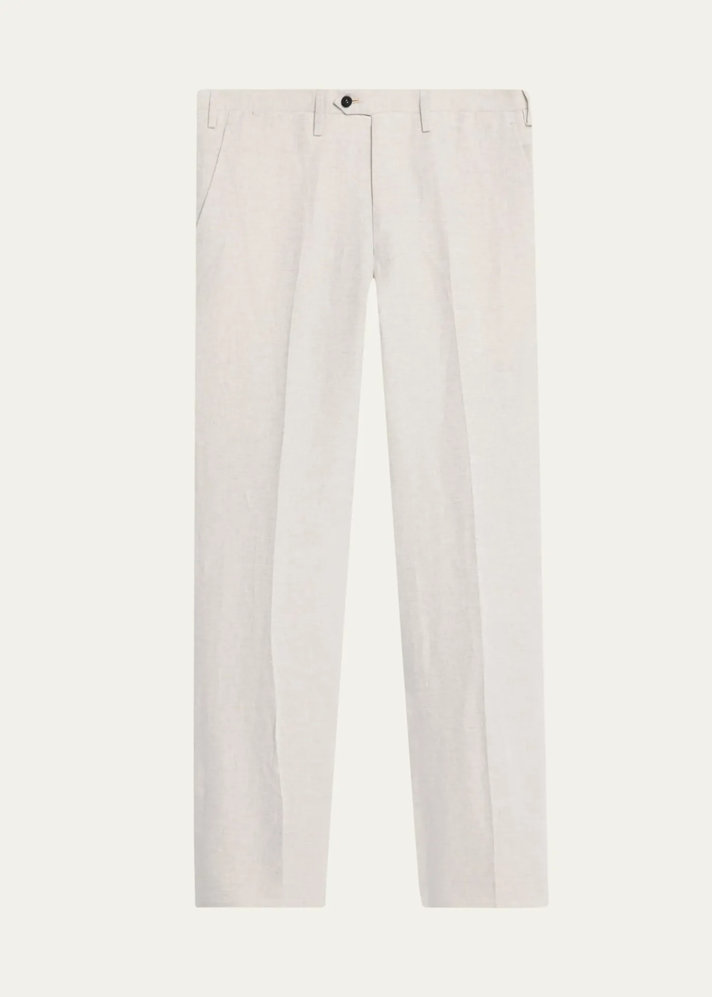 KitonMen's Twill Flat-Front Pants