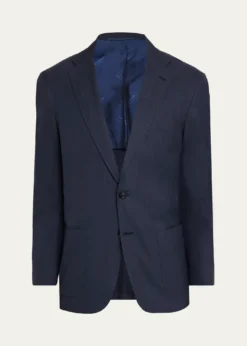 KitonMen's Washed Cashmere Single-Breasted Jacket