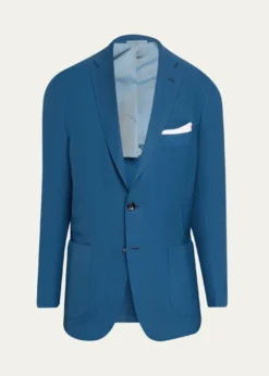 KitonMen's Washed Cashmere Single-Breasted Sport Coat