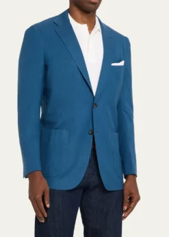 KitonMen's Washed Cashmere Single-Breasted Sport Coat