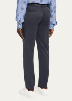 KitonMen's Washed-Effect Wool Four-Pocket Pants