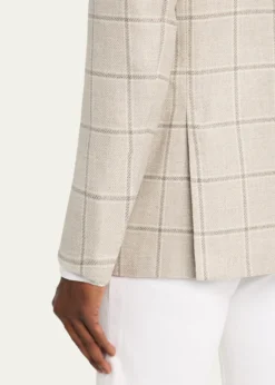 KitonMen's Windowpane Sport Jacket