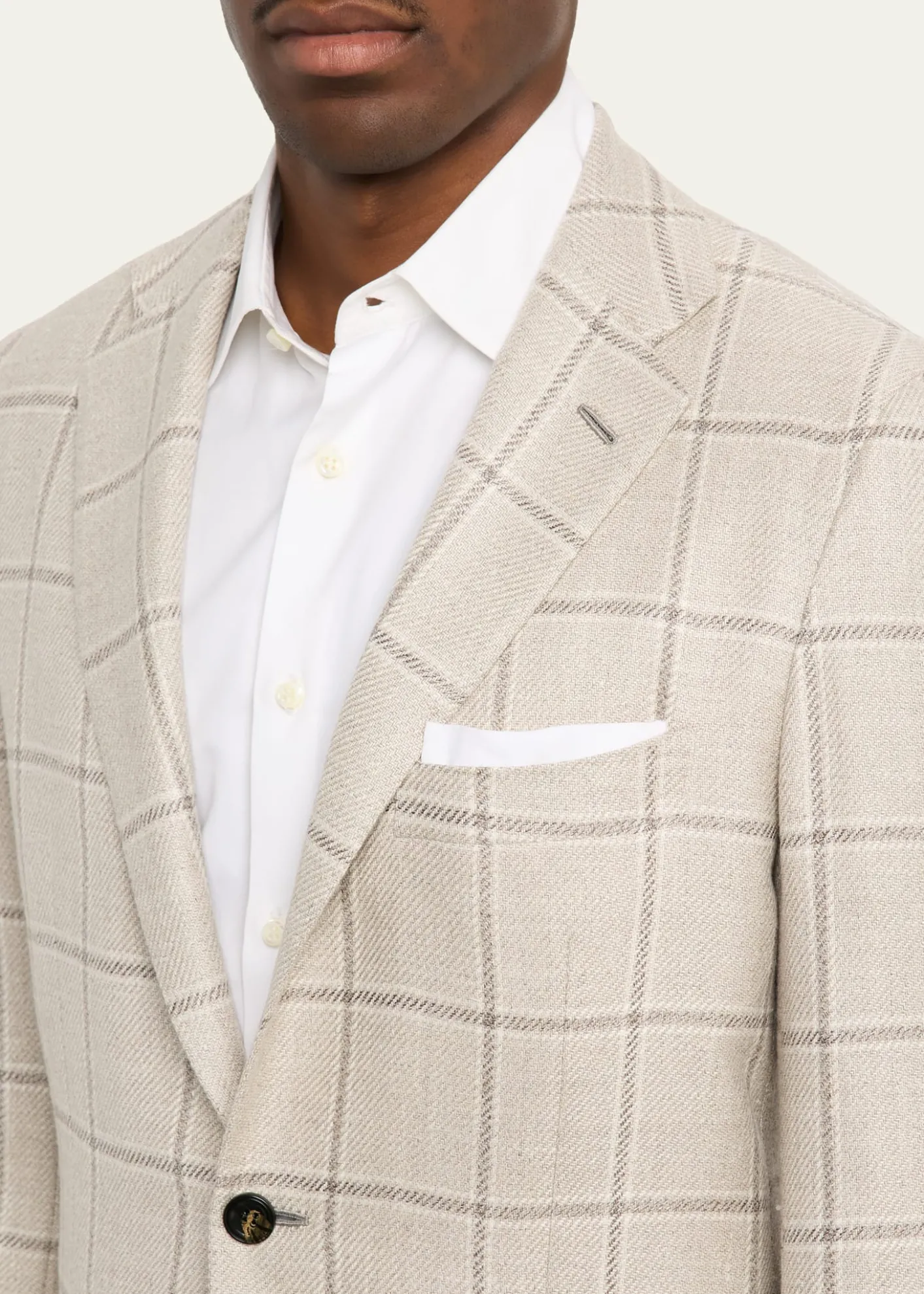 KitonMen's Windowpane Sport Jacket