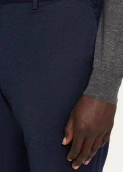 KitonMen's Wool and Cashmere Flat-Front Pants