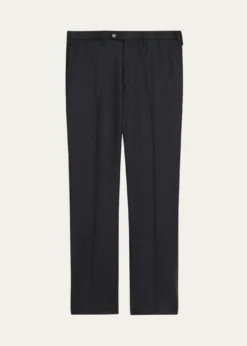 KitonMen's Wool and Cashmere Flat-Front Pants